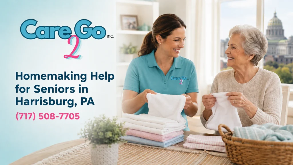 Care 2 Go providing homemaking help for seniors in Harrisburg, PA